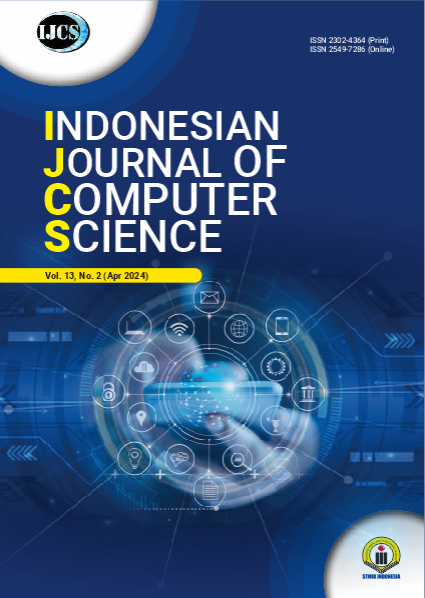 					Lihat Vol 13 No 2 (2024): Indonesian Journal of Computer Science (IJCS) 
				